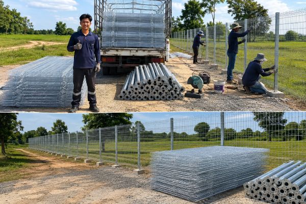 รับผลิตรั้วทางด่วนจากโรงงานตามสเปกโครงการ ภาพงานรั้วทางด่วน 2